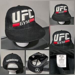 UFC‎ Gym Throwdown Ultimate Fighter Black Snapback Hat Cap OSFA One Size